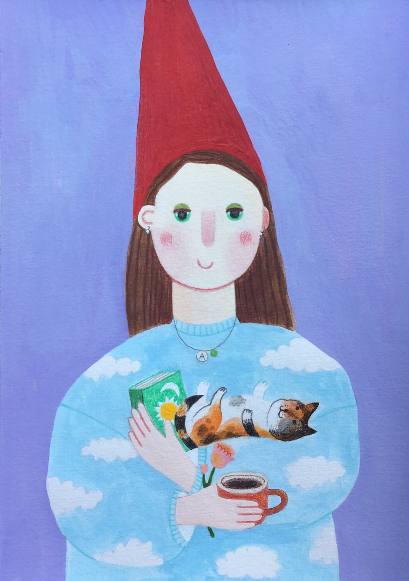 My project for course: Playful Illustration with Watercolor & Colored Pencils 2