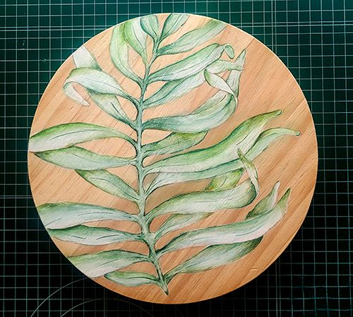 Proyecto del curso: Técnicas artísticas para ilustración naturalista.“Lirios, anémonas y hojas: atrapando mirandas movidas por el viento”.  17