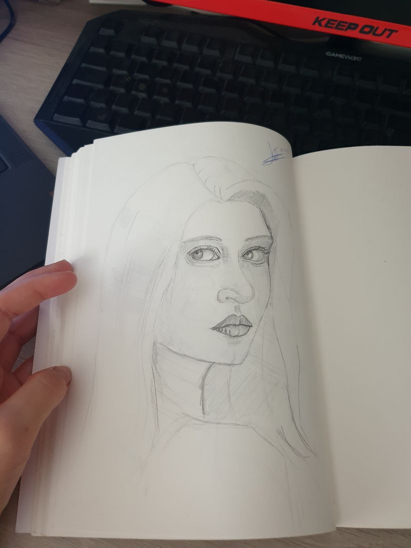 boceto 3/4