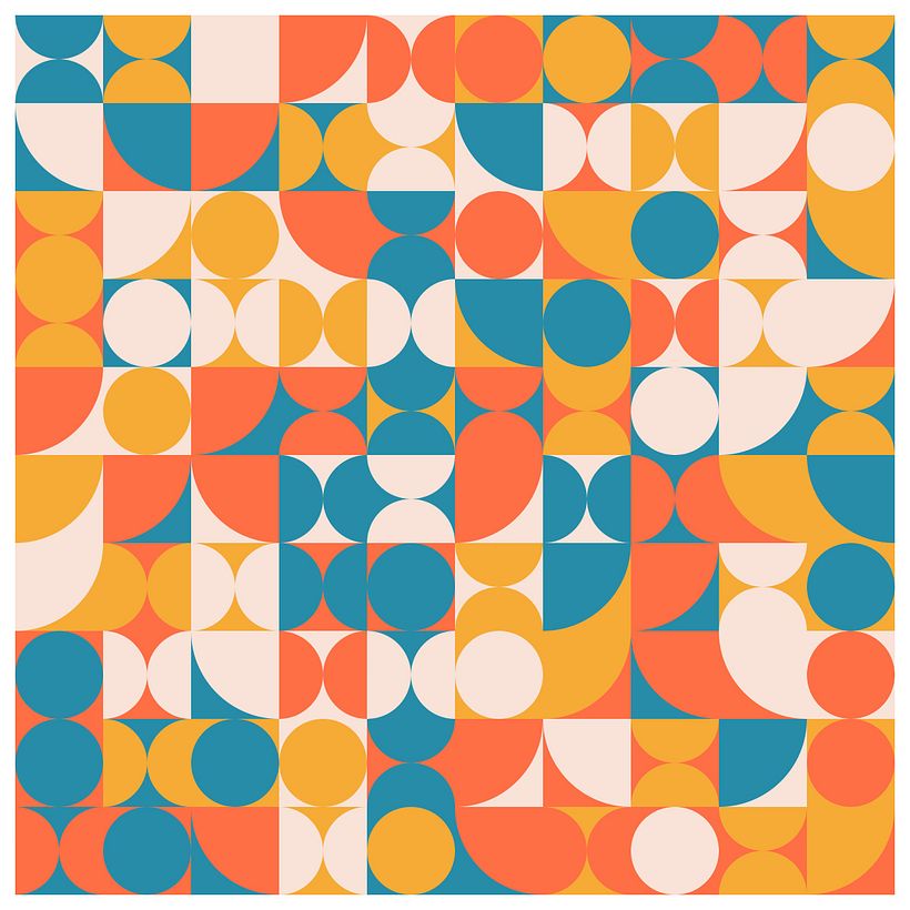 I worked more on the shapes to create more fun patterns
