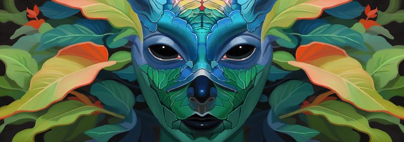Sketchbook: Symmetrical Portraits - 05 6