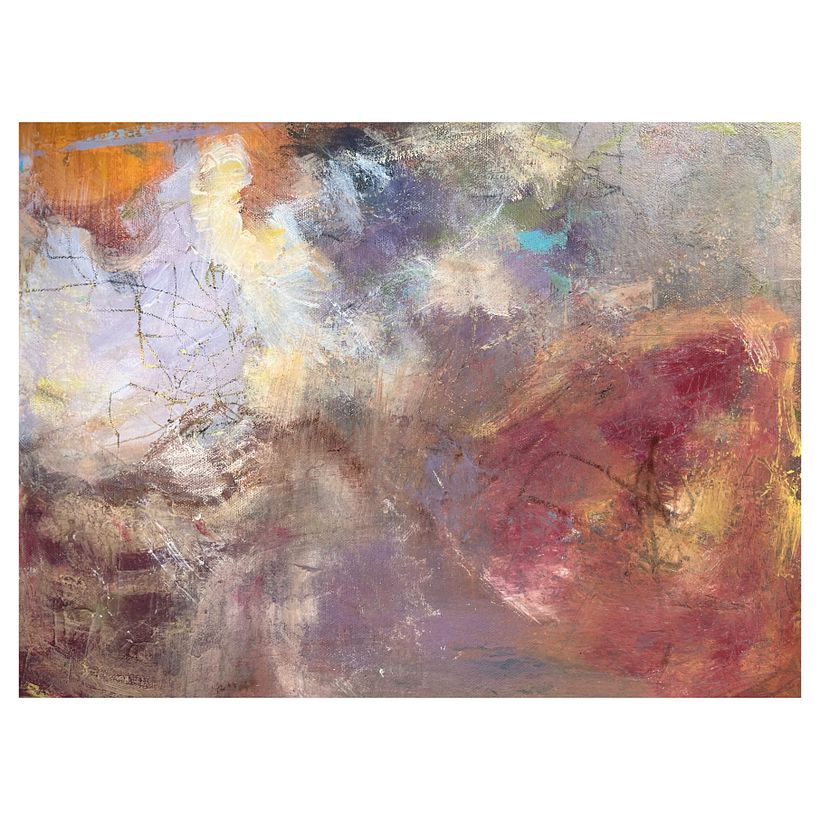 NEW LIFE ENERGY, 2023, 12X16 MIXED MEDIA ON CANVAS