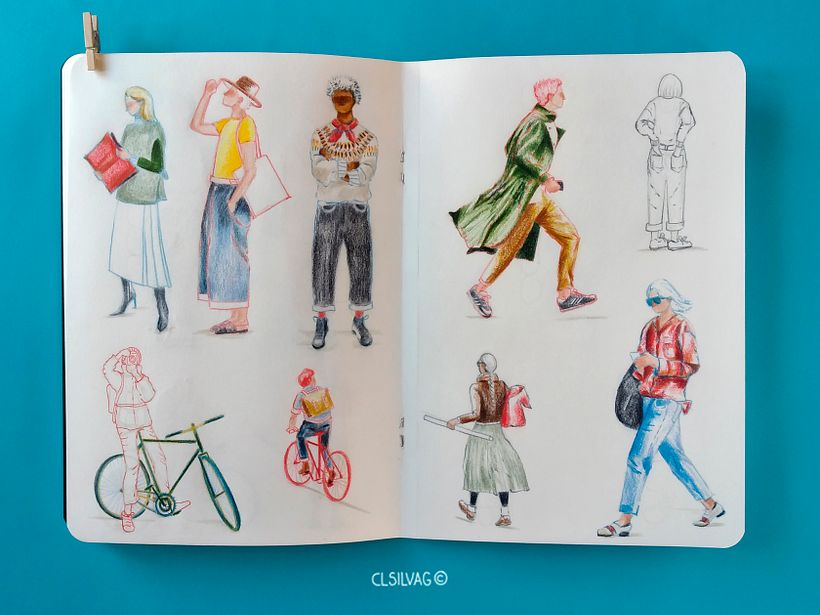 Cuaderno Fabriano Accademia Sketchbook, tamaño A5.