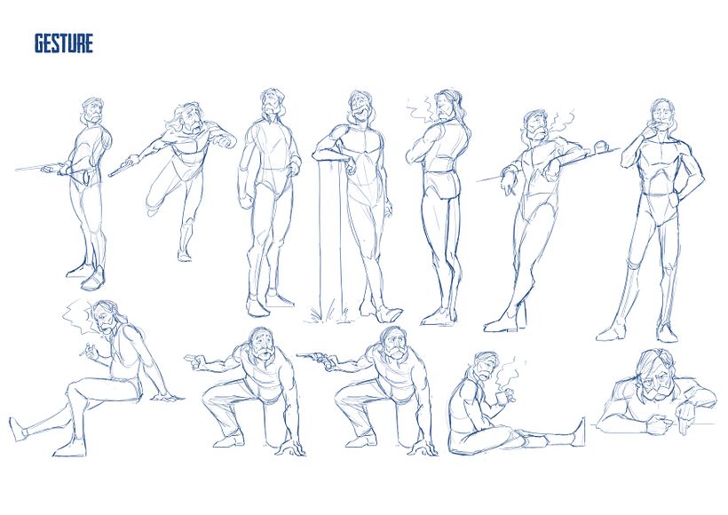 Meu projeto do curso: Design de personagem digital: desenhe protagonistas com personalidade 4