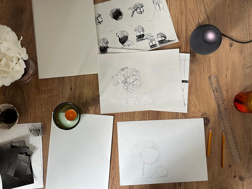 My project for course: Contemporary Botanical Illustration with Ink 10