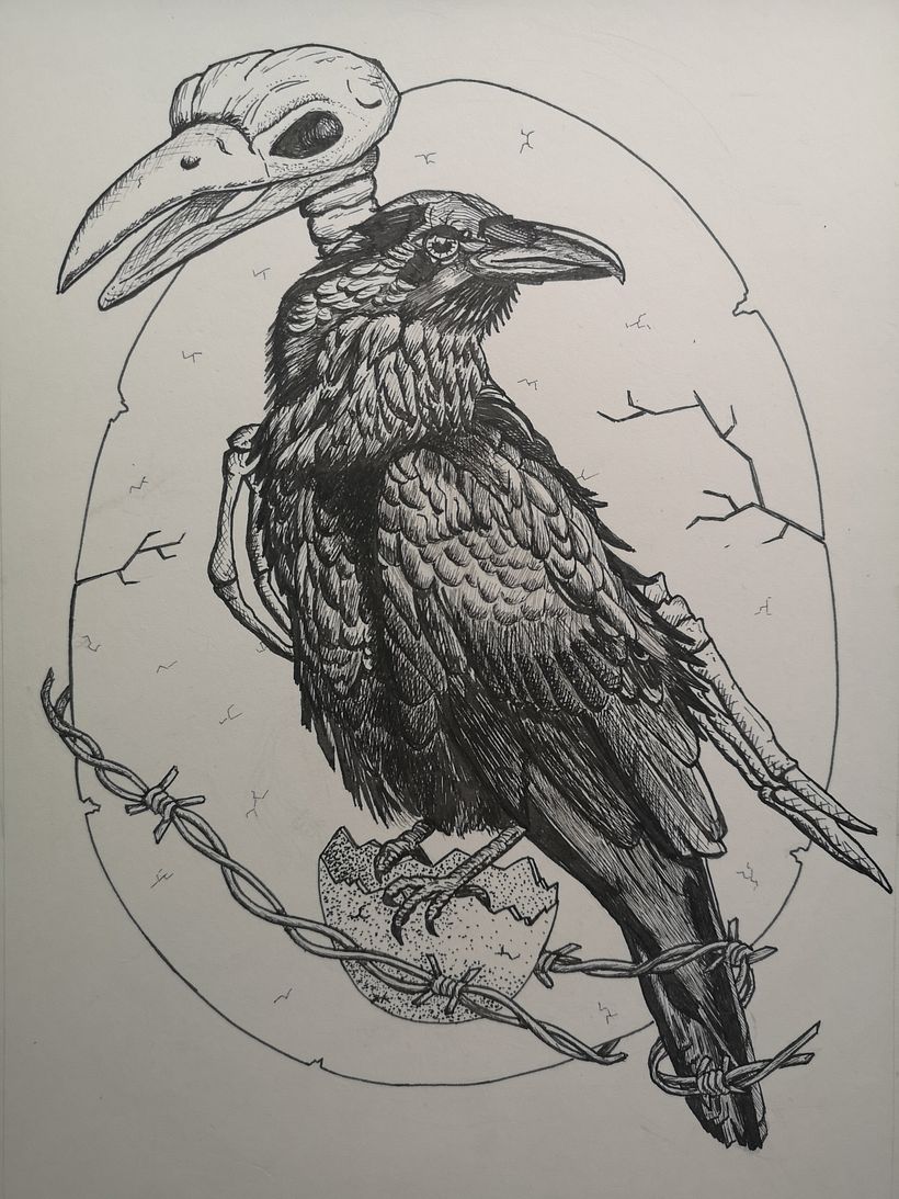 My project for course: Realistic Illustration of Birds with Imaginative Elements 4