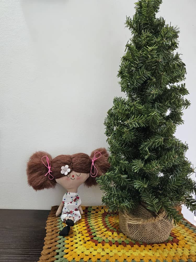 Mi proyecto del curso: Muñecos de tela: Ella se llama "Inspiración" 3