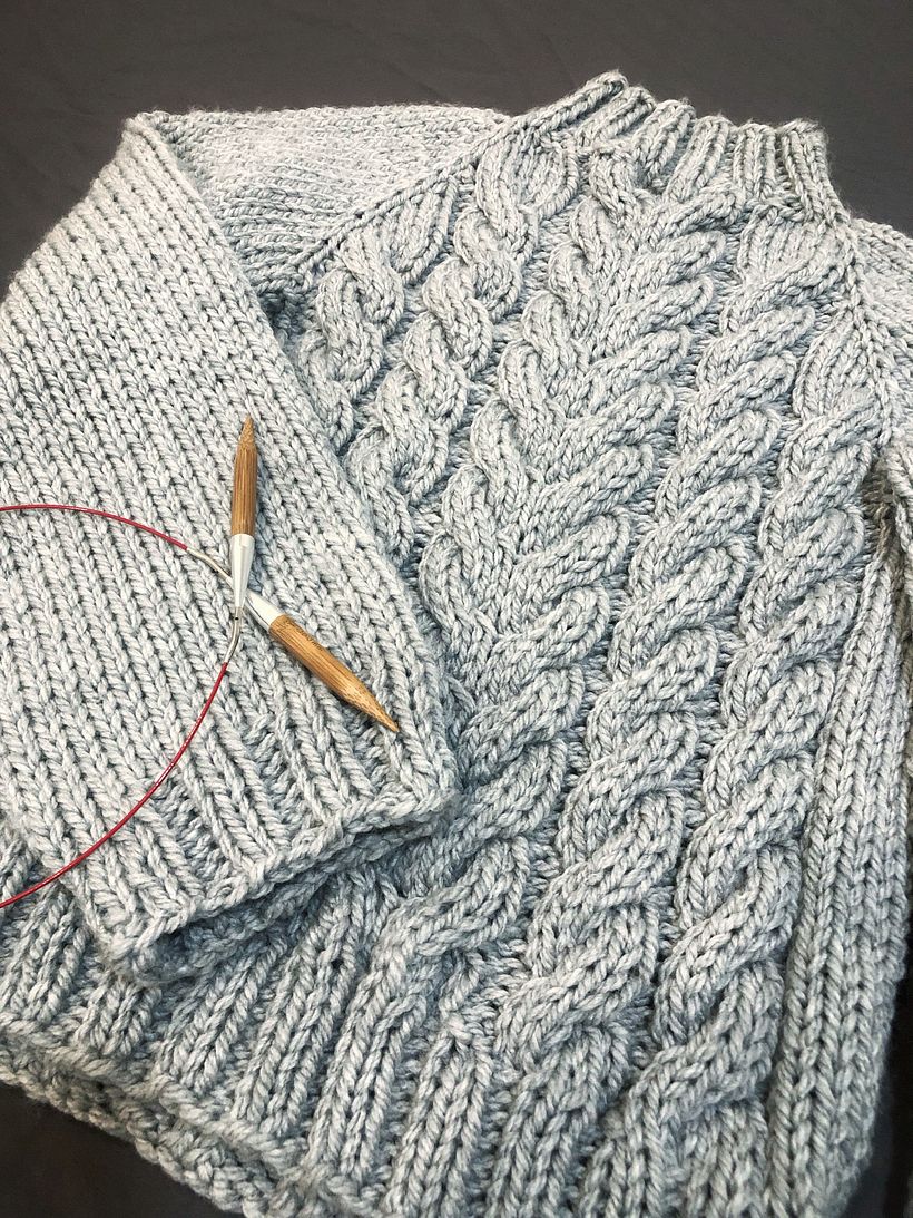 My project for course: Cable Knitting Techniques for Timeless Garments 1