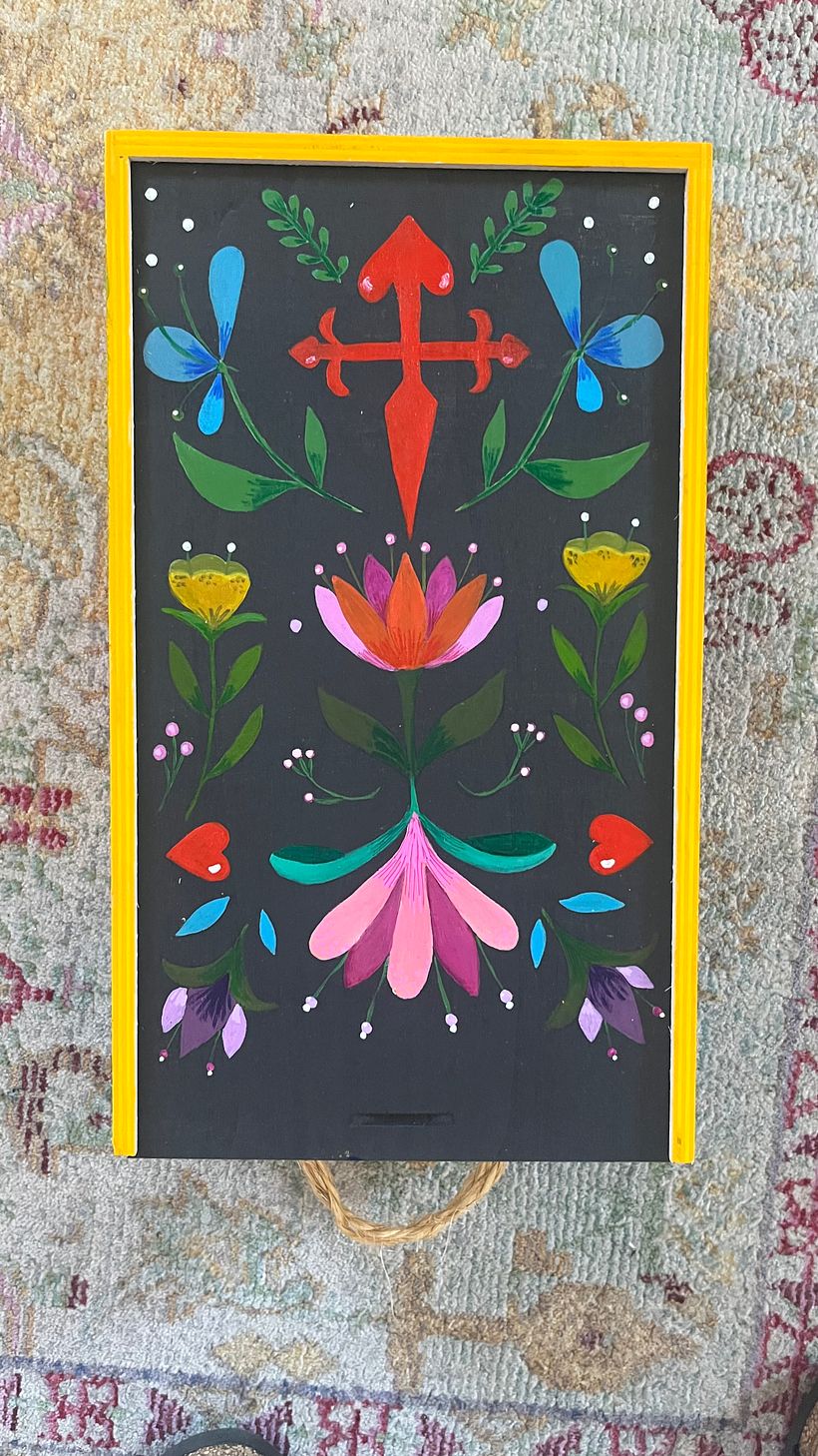 Meu projeto do curso: Introdução à ilustração floral com acrílico 1