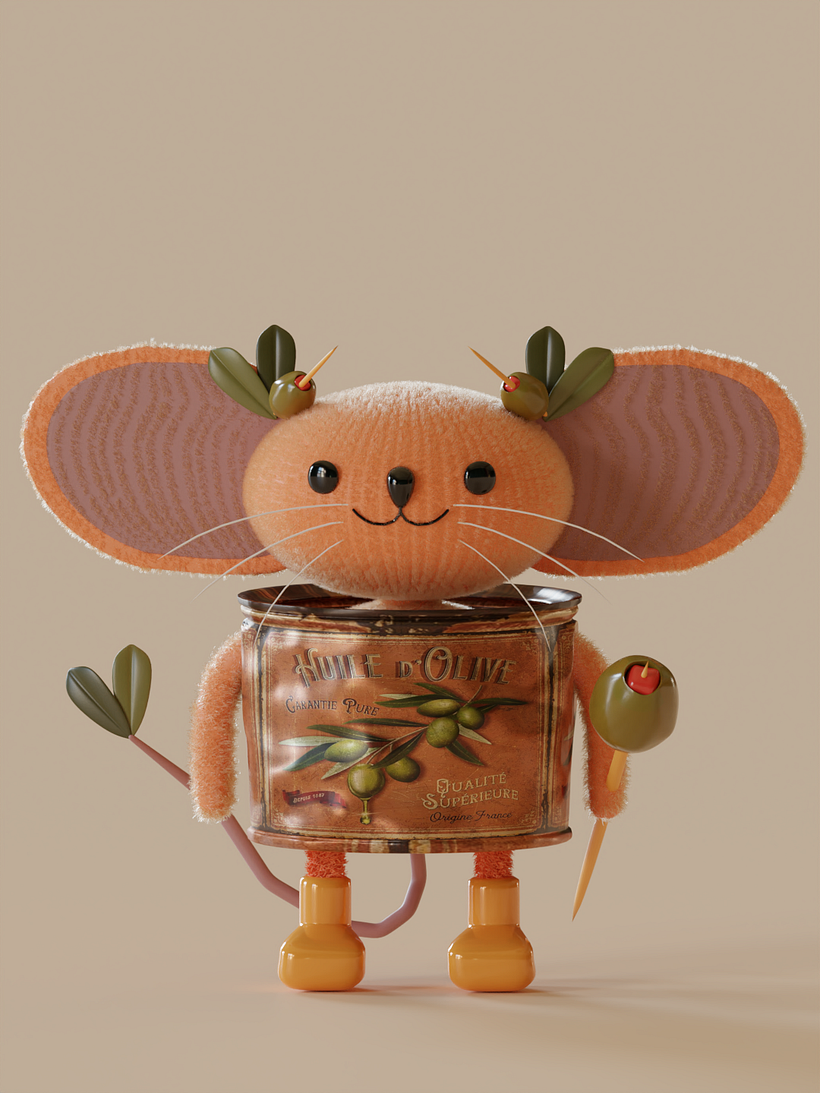 My project for course: Kawaii Character Creation in 3D with Blender 3
