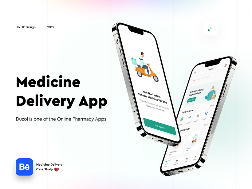 Duzol | Medicine Delivery App | UX/UI Case Study 2