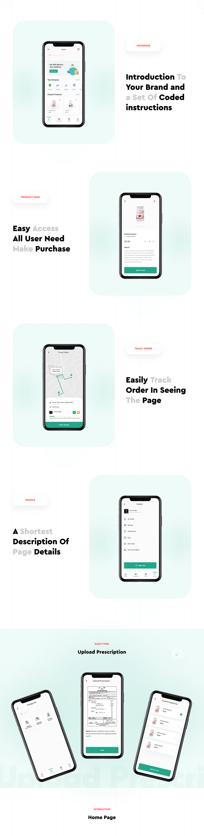 Duzol | Medicine Delivery App | UX/UI Case Study 4
