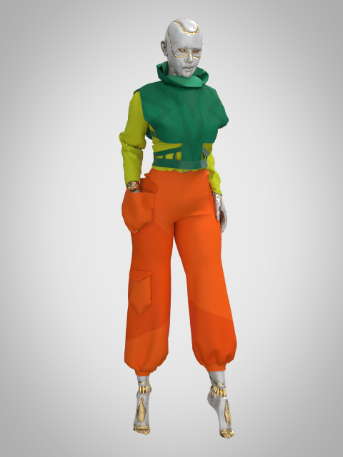 Meu projeto do curso: Design de roupas 3D com Marvelous Designer 8