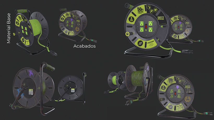 Textured low poly model