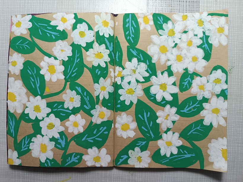 Mi proyecto del curso: Patrones botánicos en sketchbook: conquista la página en blanco 1