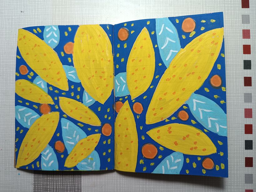 Mi proyecto del curso: Patrones botánicos en sketchbook: conquista la página en blanco 3