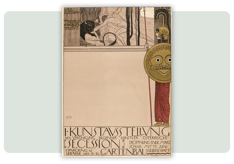 "Art exhibition Secession", de Gustav Klimt