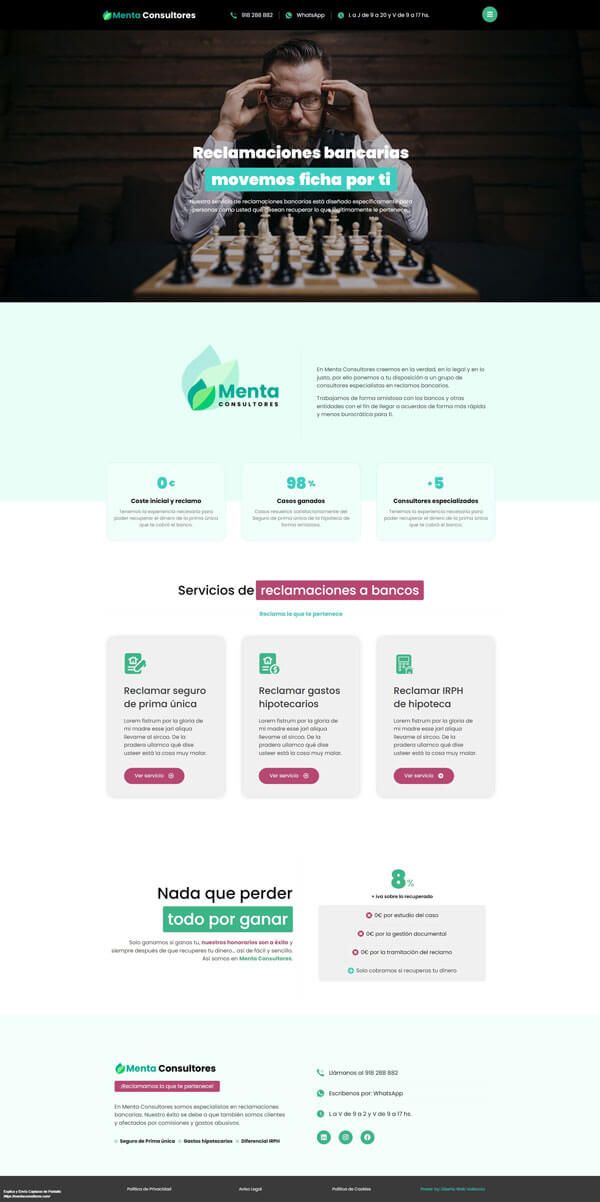 Diseño web Corporativa - Asesores y Consultores