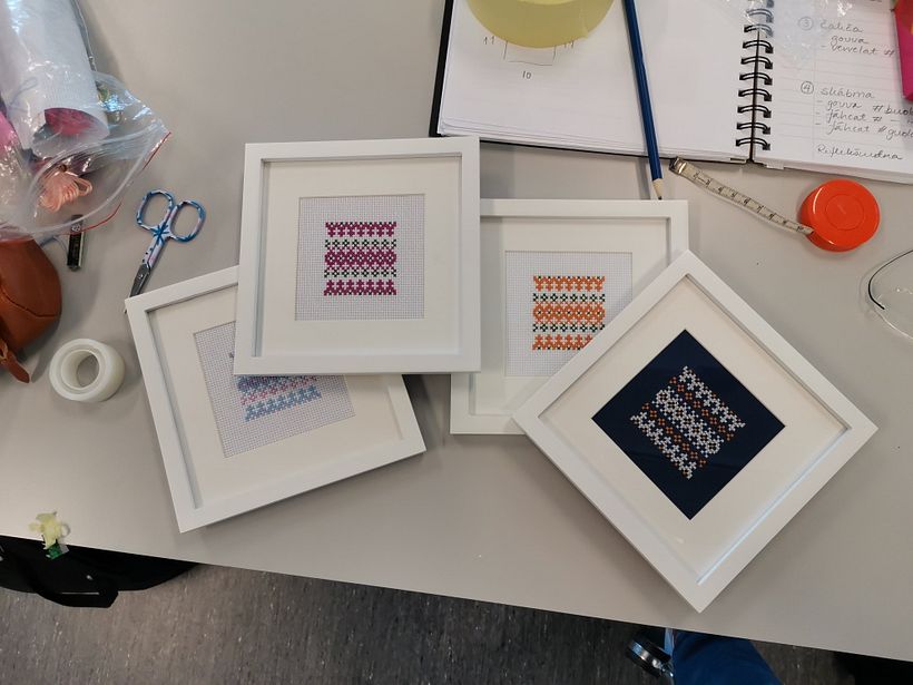 Cross stitch miniatures