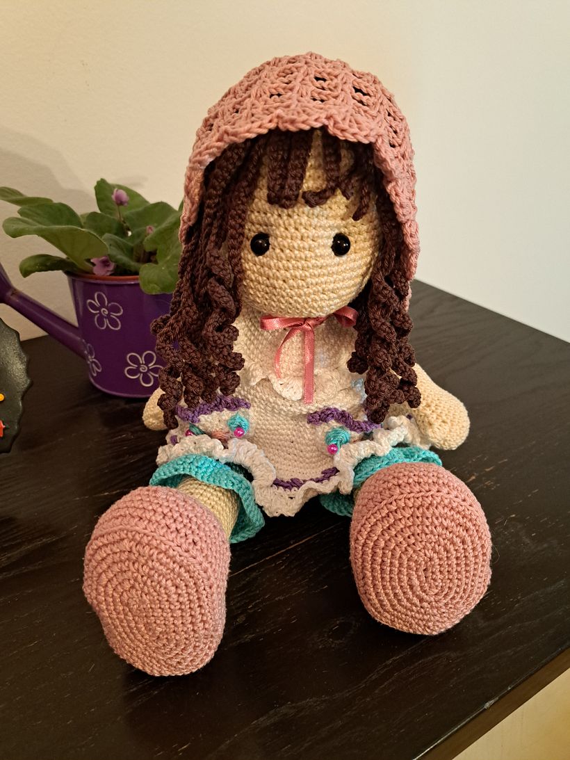 My project for course: Design and Crochet Romantic-Style Amigurumi 2