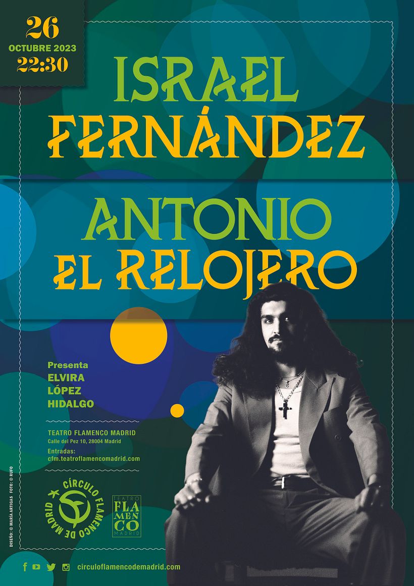 Cartel Israel Fernández 1
