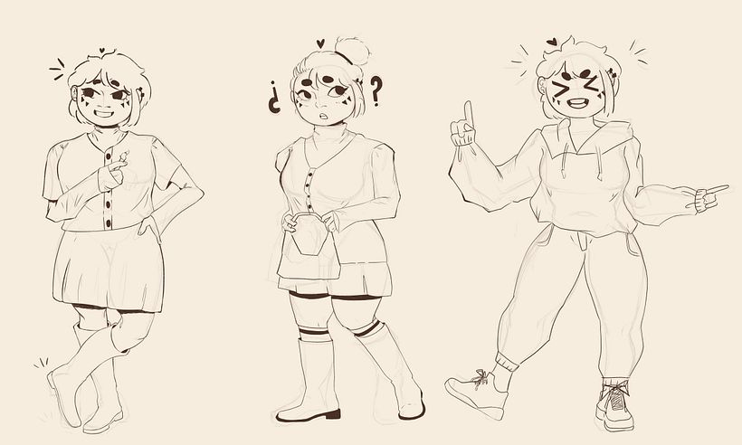Mi proyecto del curso: Dibujo de personajes llenos de personalidad 7