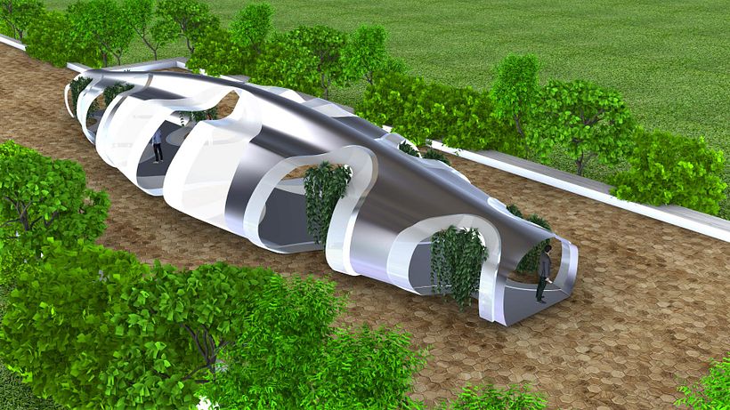 Edificación Futurista para la Costanera de Asunción 3