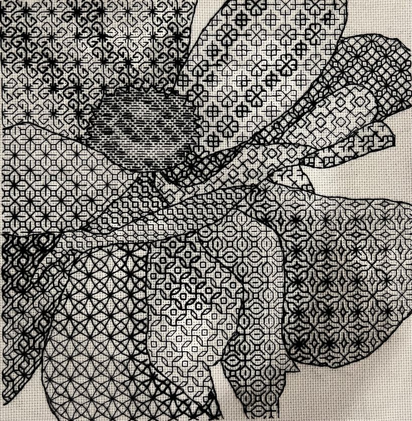 Didn’t really turn out how I hoped but I enjoyed all the different stitches. 