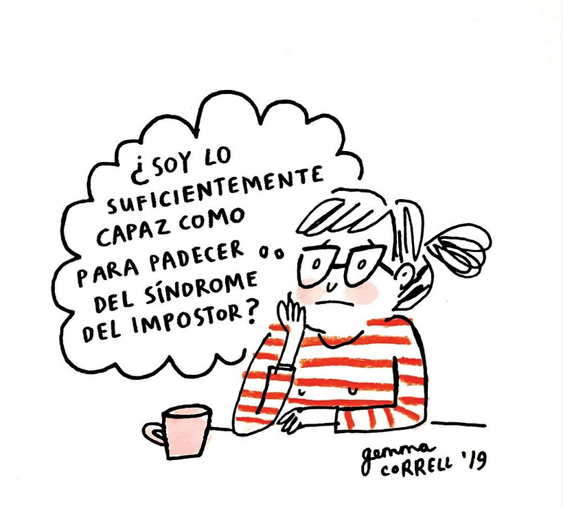 El síndrome del impostor por Gemma Correll