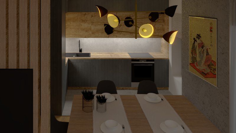 Mój projekt z kursu: Wizualizacja architektoniczna z silnikiem V-Ray dla programu SketchUp 3