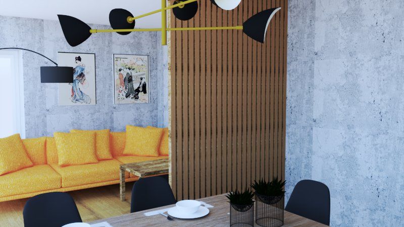 Mój projekt z kursu: Wizualizacja architektoniczna z silnikiem V-Ray dla programu SketchUp 5