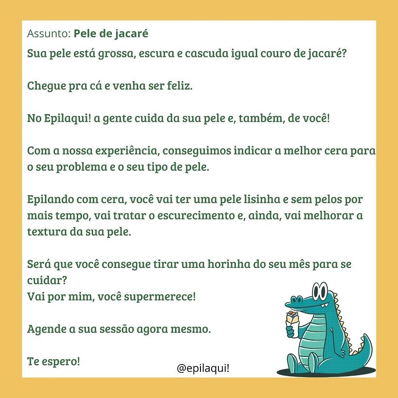 Epilaqui! Cuidando da sua pele, cuidando de você. 5