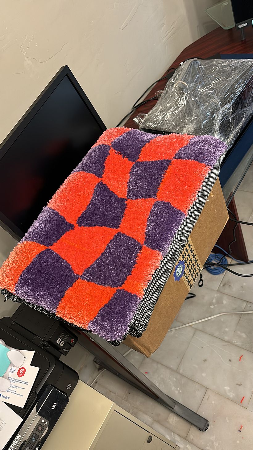 Este es el resultado de la primer alfombra!