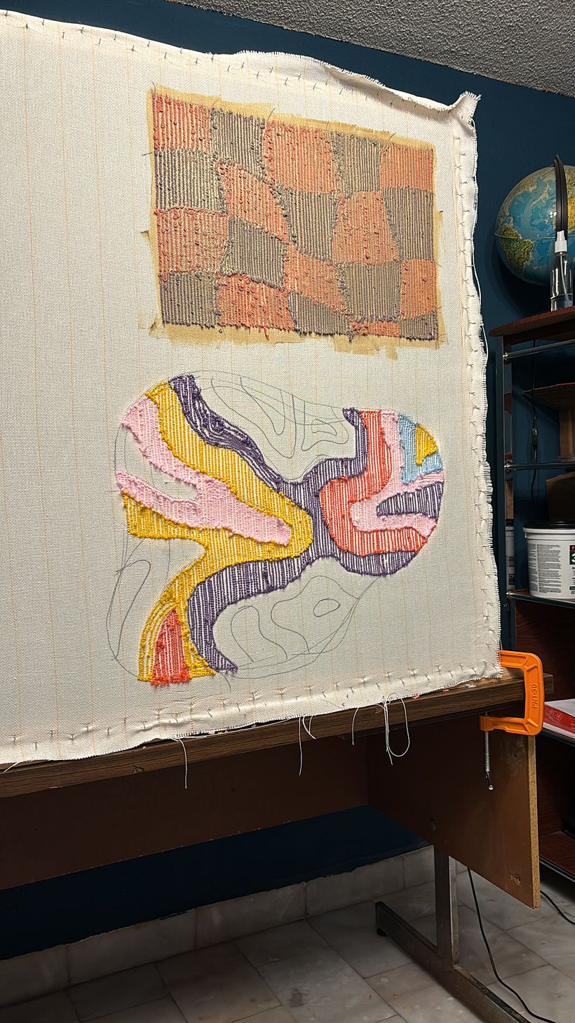 Practicando las curvas, no entendía bien como mover la pistola.