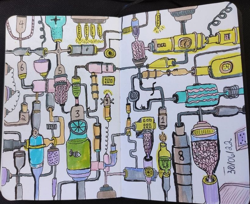 Meu projeto do curso: A arte de desenhar: transforme seus rabiscos em arte 12