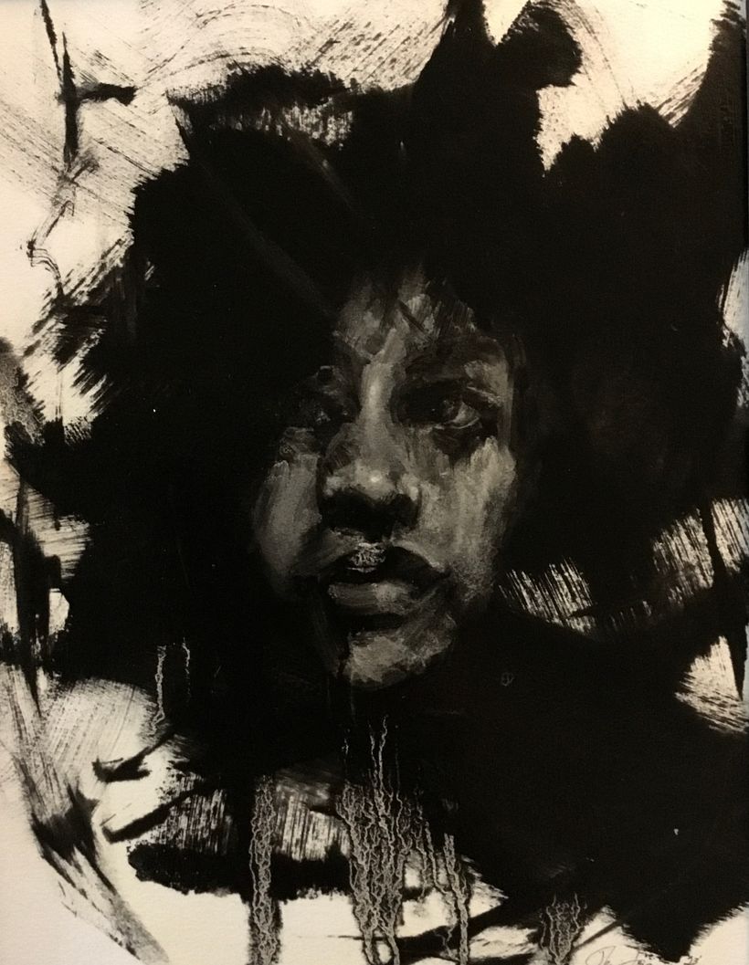My project for course: Expressive Monochromatic Oil Portraits 4