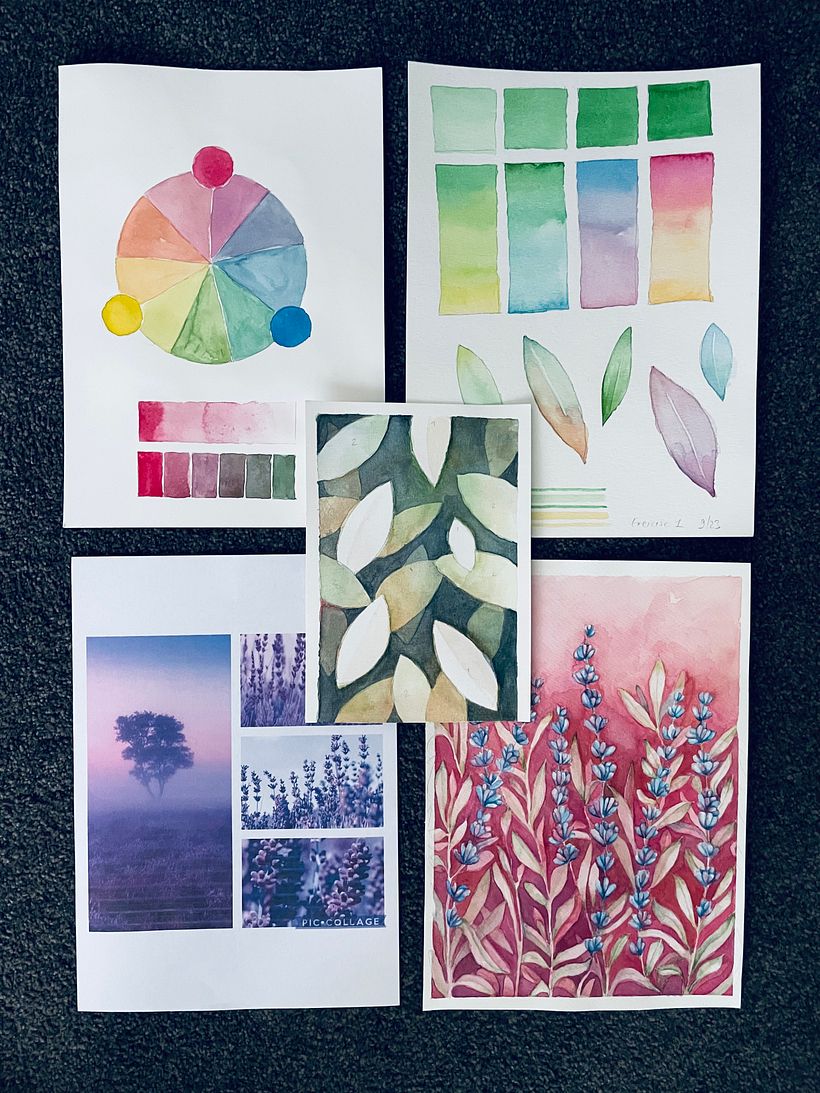 My project for course: Negative Watercolor Painting for Botanical Illustration 1