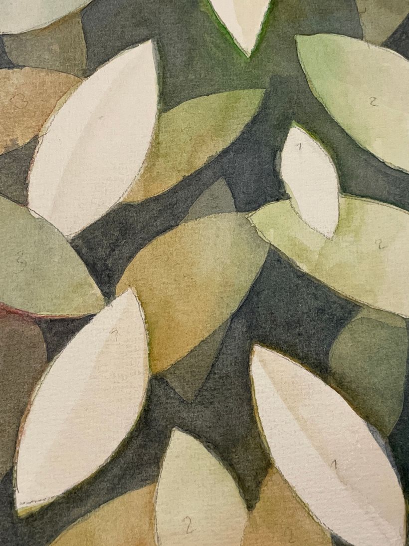 My project for course: Negative Watercolor Painting for Botanical Illustration 6