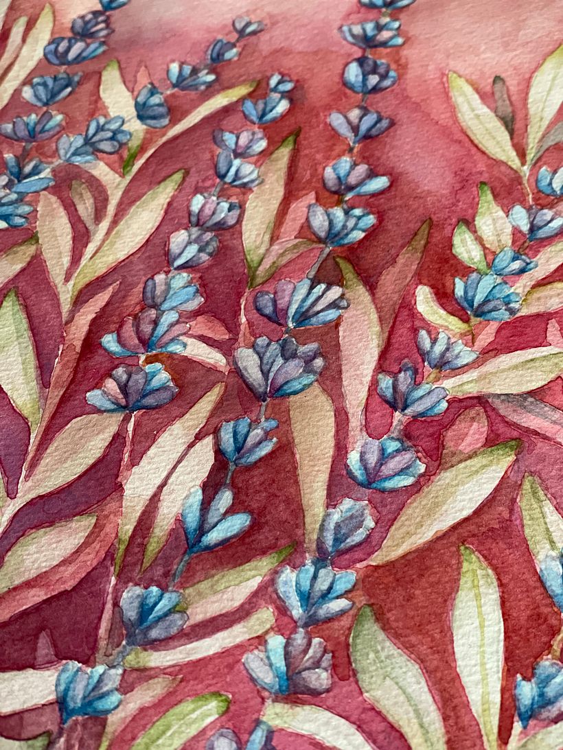 My project for course: Negative Watercolor Painting for Botanical Illustration 9