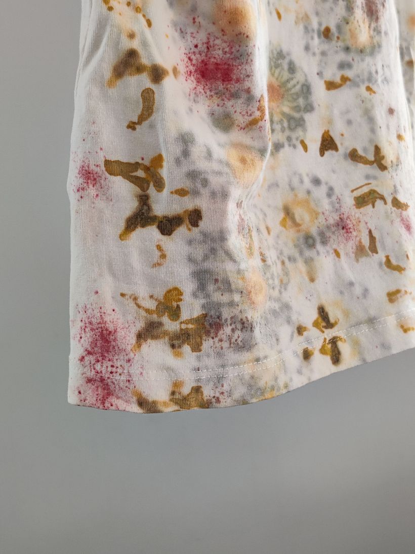 My project for course: Eco printing technique with flowers and plants 1
