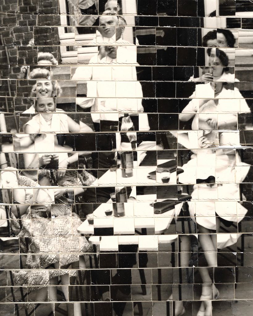 Ficciones de verdad. Collage fotográfico geométrico 2023 8