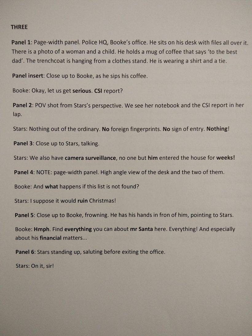 My project for course: Script Writing for Comics: Explore Visual Storytelling 9