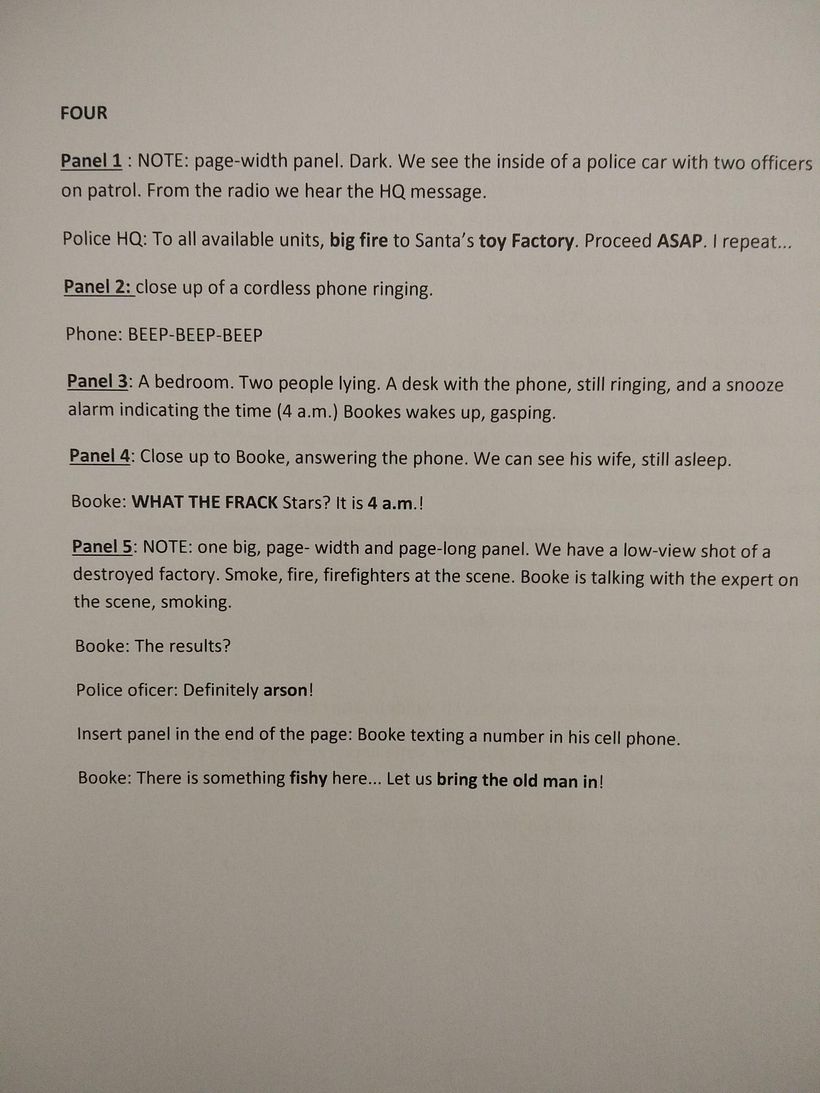 My project for course: Script Writing for Comics: Explore Visual Storytelling 10