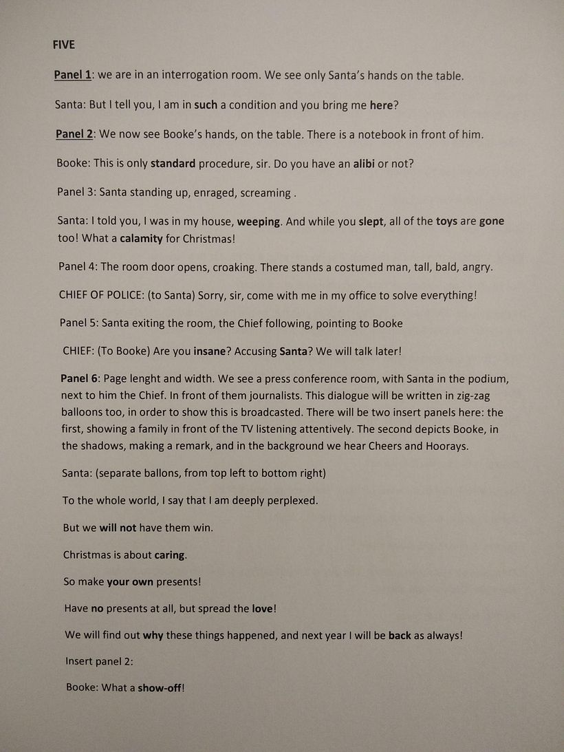My project for course: Script Writing for Comics: Explore Visual Storytelling 11