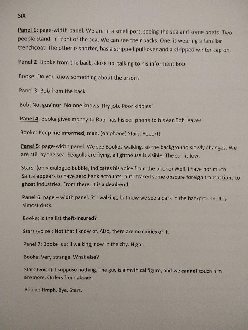 My project for course: Script Writing for Comics: Explore Visual Storytelling 12