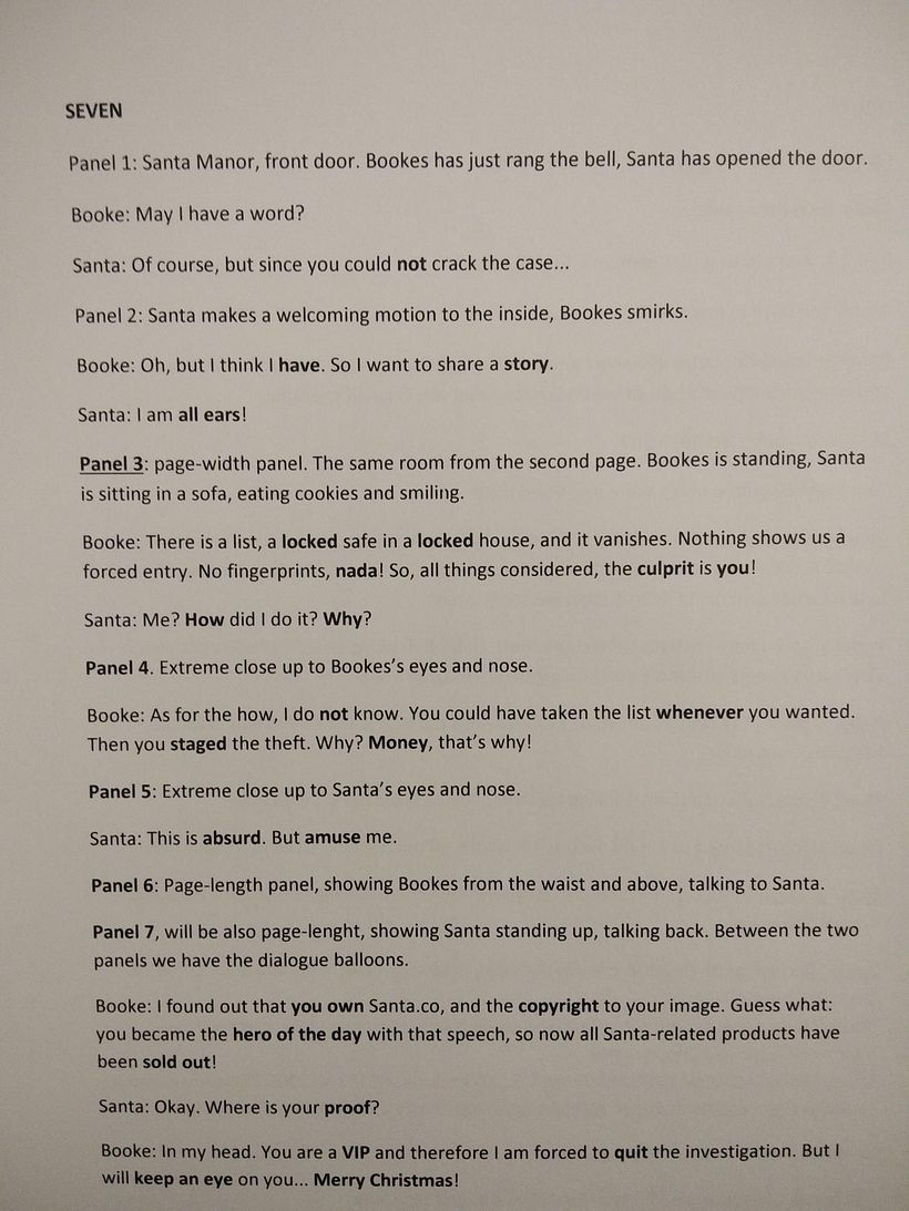 My project for course: Script Writing for Comics: Explore Visual Storytelling 13