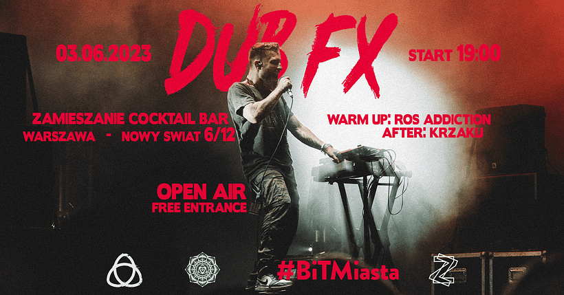 Facebook cover for DubFx music event
