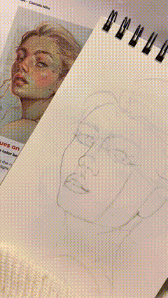 Mi proyecto del curso: Dibujo de retratos llamativos con lápices de colores 2