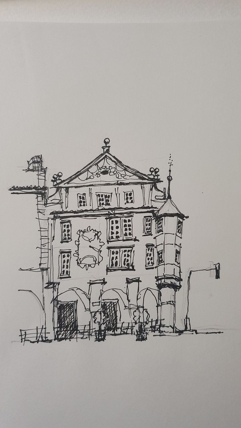 Sketch Take 2. Fineliner.