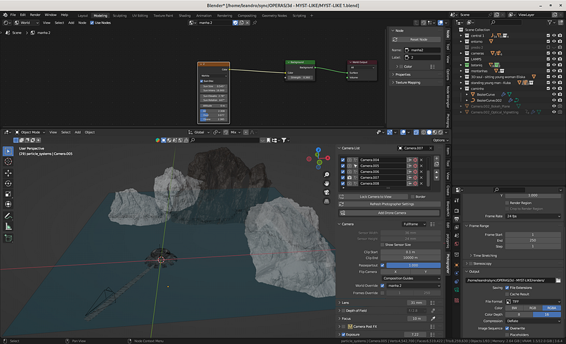 Cena geral no Blender / General scene in Blender
